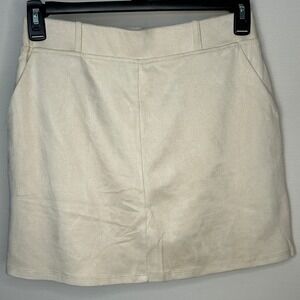 Sport‎ Haley Tan Faux Suede Skort Mini Skirt Golf Athletic Womens Size Small NWT